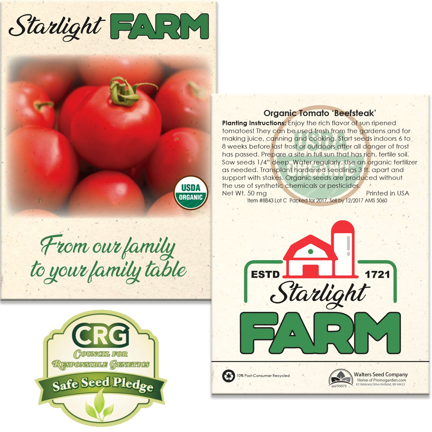 Standard Seed Packet